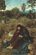 Geertgen Tot Sint Jans John the Baptist in the Wilderness Norge oil painting reproduction